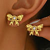 Fashionable 201 Stainless Steel Stud Earrings BN2349-1-1