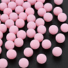 Opaque Acrylic Beads PAB702Y-B01-02-1
