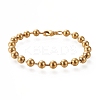 304 Stainless Steel Ball Chain Bracelets X-STAS-I156-22G-1