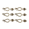 Alloy Hook Clasps PALLOY-2781-AB-FF-1