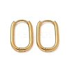 Ion Plating(IP) 304 Stainless Steel Oval Hoop Earrings X-EJEW-M218-02A-G-2