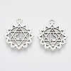 Tibetan Style Alloy Pendants TIBEP-S319-049B-RS-1