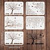 PET Hollow out Drawing Painting Stencils Sets for Kids Teen Boys Girls DIY-WH0172-454-2