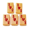 Baking Paint Glass Enamel Beads LAMP-Q045-07C-1