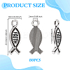 80Pcs Tibetan Style Zinc Alloy Pendants FIND-GA0008-15-2