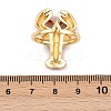 Brass Enamel Adjustable Cuff Rings LS-RJEW-C145-02A-G-5