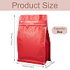 10Pcs BOPP and Aluminized PET and PE Resealable Coffee Zipper Bags with Valve ABAG-TA0001-93E-9