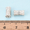 925 Sterling Silver & Clear Cubic Zirconia Screw Clasps STER-T008-78S-4