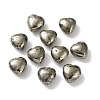 Natural Pyrite and Quartz Heart Palm Stones G-Z122-02-1