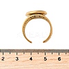 304 Stainless Steel Cuff Ring Components STAS-V012-01C-G-3