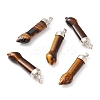 Natural Tiger Eye Pendants G-K322-01E-1