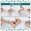 3Pcs Brass Macrame Pouch Necklaces NJEW-WR00007-3