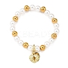 Brass Stretch Bracelets BJEW-C098-07B-4