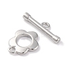 Rack Plating Eco-Friendly Brass Toggle Clasps KK-S403-14P-3
