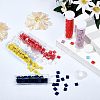 6 Colors 2-Hole Glass Seed Beads SEED-NB0001-26-4