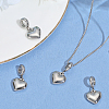 5Pcs 304 Stainless Steel European Dangle Charms STAS-BBC0007-89-7