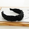Mesh Beaded Cloth Hair Bands PW-WG58306-02-1