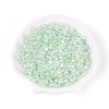 Transparent Spray Painted Glass Beads X1-EGLA-N018-4mm-04-1