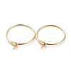 316 Surgical Stainless Steel Hoop Earring Findings LS-X-STAS-J025-01A-G-1
