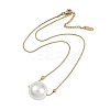 Ion Plating(IP) 304 Stainless Steel Snake Chain Necklaces NJEW-D080-03G-2
