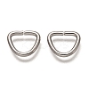 Non-Tarnish 304 Stainless Steel D Rings X-STAS-H136-0P-1