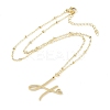 304 Stainless Steel Pendant Necklaces NJEW-H029-02G-H-2