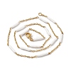 Enamel Bar Link Chain Necklace STAS-B025-02G-05-3