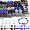 162Pcs Silicone Beads SIL-YW0001-92-1