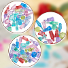 100Pcs Plastic Beads KY-CP0001-14-6