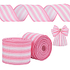 Burlap Ribbons SRIB-WH0011-384D-1