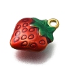 304 Stainless Steel Enamel Pendants STAS-Z163-22G-04-2