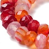 Natural Banded Agate/Striped Agate Beads Strands G-E605-A02-02E-3