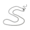 Non-Tarnish 304 Stainless Steel Herringbone Chain Necklaces LS-NJEW-P282-03P-2