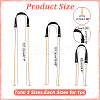 3Pcs 3 Styles PU Leather Bag Straps FIND-WR0009-99B-2