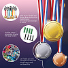 Fashion Iron Medal Hanger Holder Display Wall Rack ODIS-WH0021-269-4