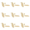 ARRICRAFT Brass Stud Earring Findings DIY-AR0001-26G-1