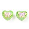 UV Plated Acrylic Beads X-PACR-N015-03-4