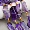Dyed & Heated Natural Banded Agate Beads Strands GG-CBAB9C6-B02-01-1