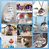 DIY Blank Kitten Wish Bottle Pendant Making Kit DIY-PH0022-28-6