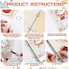 Wooden 2-Ring Loose Leaf Binder Postcard Phote Album Cover DIY-WH0547-020-5