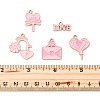 20Pcs 5 Styles Valentine's Day Theme Alloy Enamel Pendants ENAM-FP0002-15-2