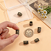 6Pcs 3 Styles 304 Stainless Steel European Beads STAS-UN0044-65-3