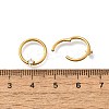 304 Stainless Steel Clear Cubic Zirconia Rhombus Hoop Nose Rings AJEW-D306-12G-2