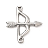 Non-Tarnish 304 Stainless Steel Connector Charms STAS-D084-12P-1