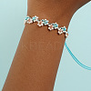 Handmade Glass Seed Bead Woven Flower Braided Bracelets TP2141-4