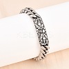 316 Surgical Stainless Steel Link Bracelets BJEW-C125-16-1