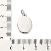 316 Surgical Stainless Steel Pendants STAS-A123-14AS-3
