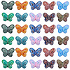 50Pcs Picasso Baking Paint Glass Seed Beads GLAA-PA0001-15-6