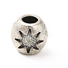 Tibetan Style Alloy European Beads PALLOY-P293-128AS-1