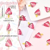 10Pcs Transparent Resin Pendants RESI-YW0005-12-3